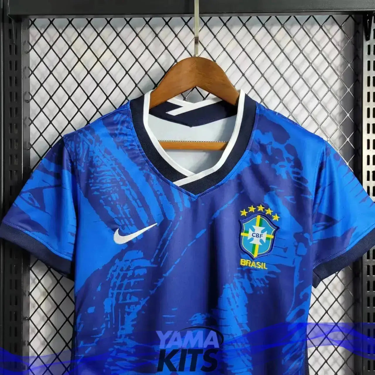 Maillot Femme du Brésil/Brazil concept "bleu" 2024 YamaKits Foot