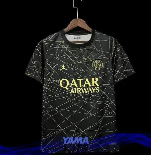 Maillot Paris Third « noir,jaune » 2022-2023 YamaKits Foot