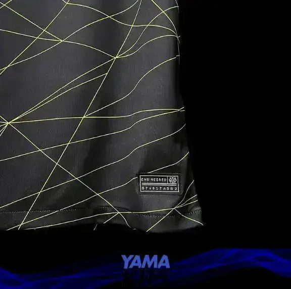 Maillot Paris Third « noir,jaune » 2022-2023 YamaKits Foot