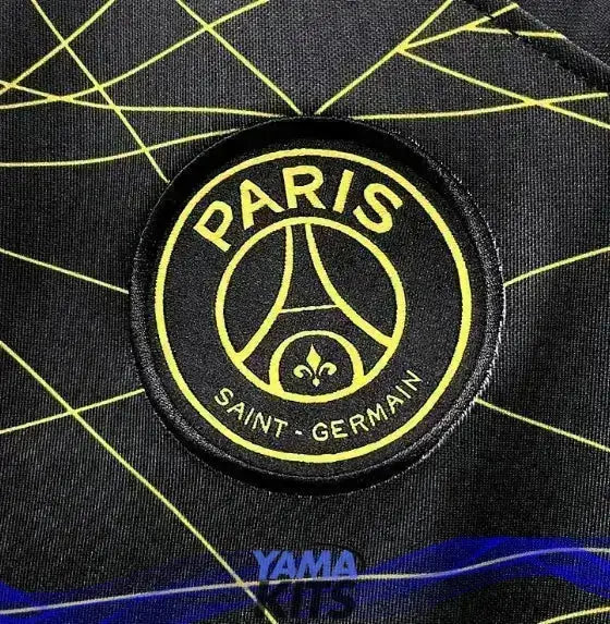 Maillot Paris Third « noir,jaune » 2022-2023 YamaKits Foot
