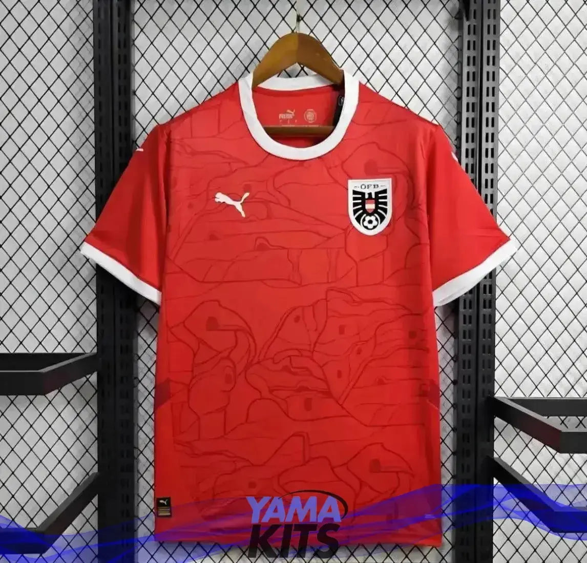 Maillot de l’Autriche Domicile « Rouge » Version Fan 2024/2025 YamaKits Foot