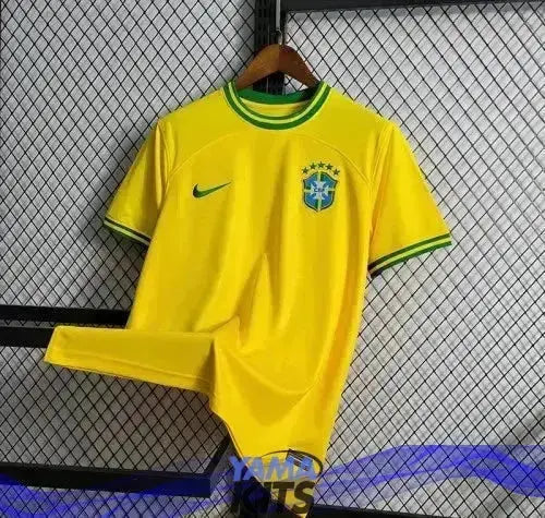 Maillot du Brésil/Brazil concept « Jaune » 2022/2023 YamaKits Foot