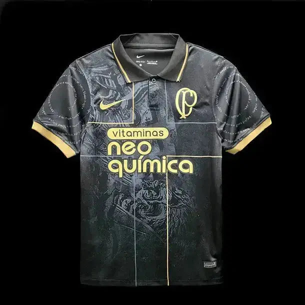 Maillot Corinthians Concept "Noir, doré'" 2022/2023 YamaKits Foot