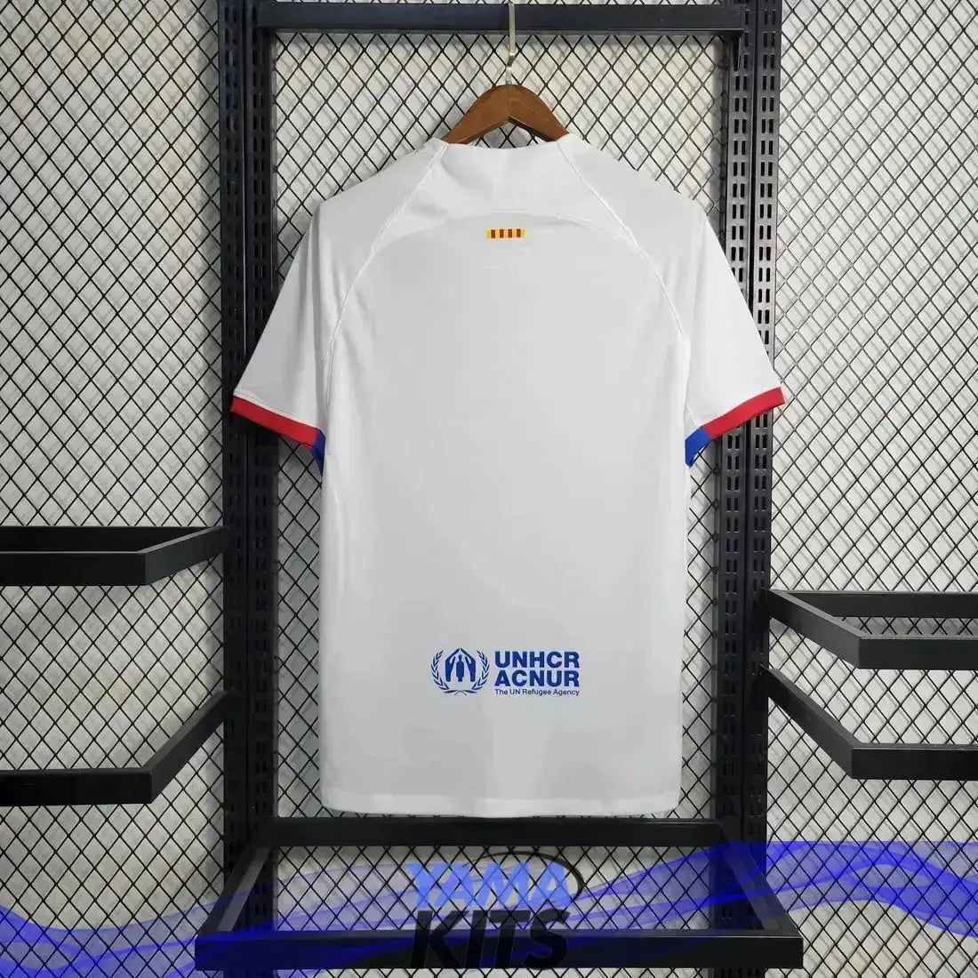 Maillot Extérieur du Barcelone « blanc » 2023-2024 YamaKits Foot