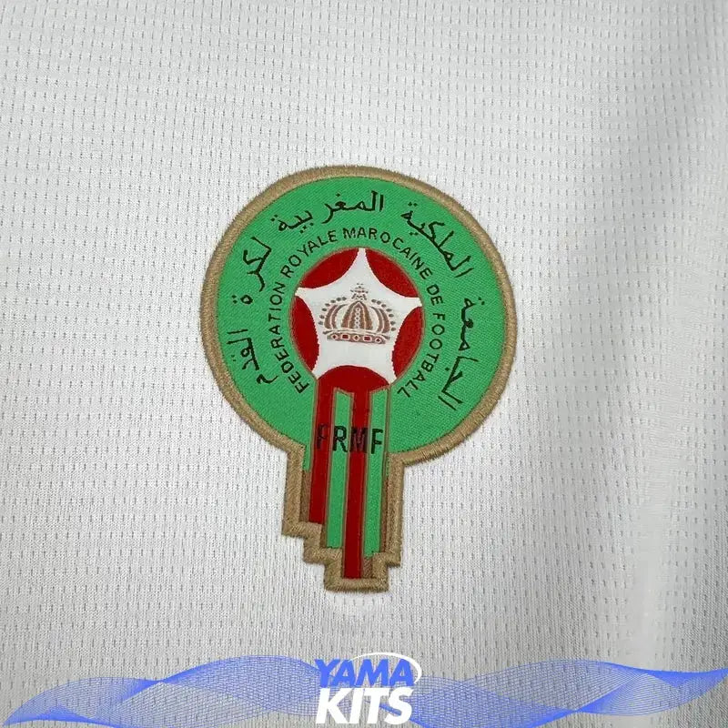 Maillot Maroc extérieur "Blanc" 2025/2026 YamaKits Foot